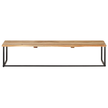Vidaxl Coat Rack med hylde 100x35x22 cm fast acacia træ