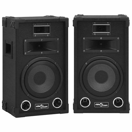 Vidaxl hi-fi scenehøjttalere 2 stk passiv professionel 800 W sort
