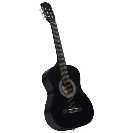 Vidaxl klassisk guitar begynder med taske 3 4 36 sort
