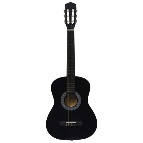 Vidaxl klassisk guitar begynder med taske 3 4 36 sort
