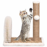 Vidaxl Cat Scratching Post med børstebue og skrabe stolpe