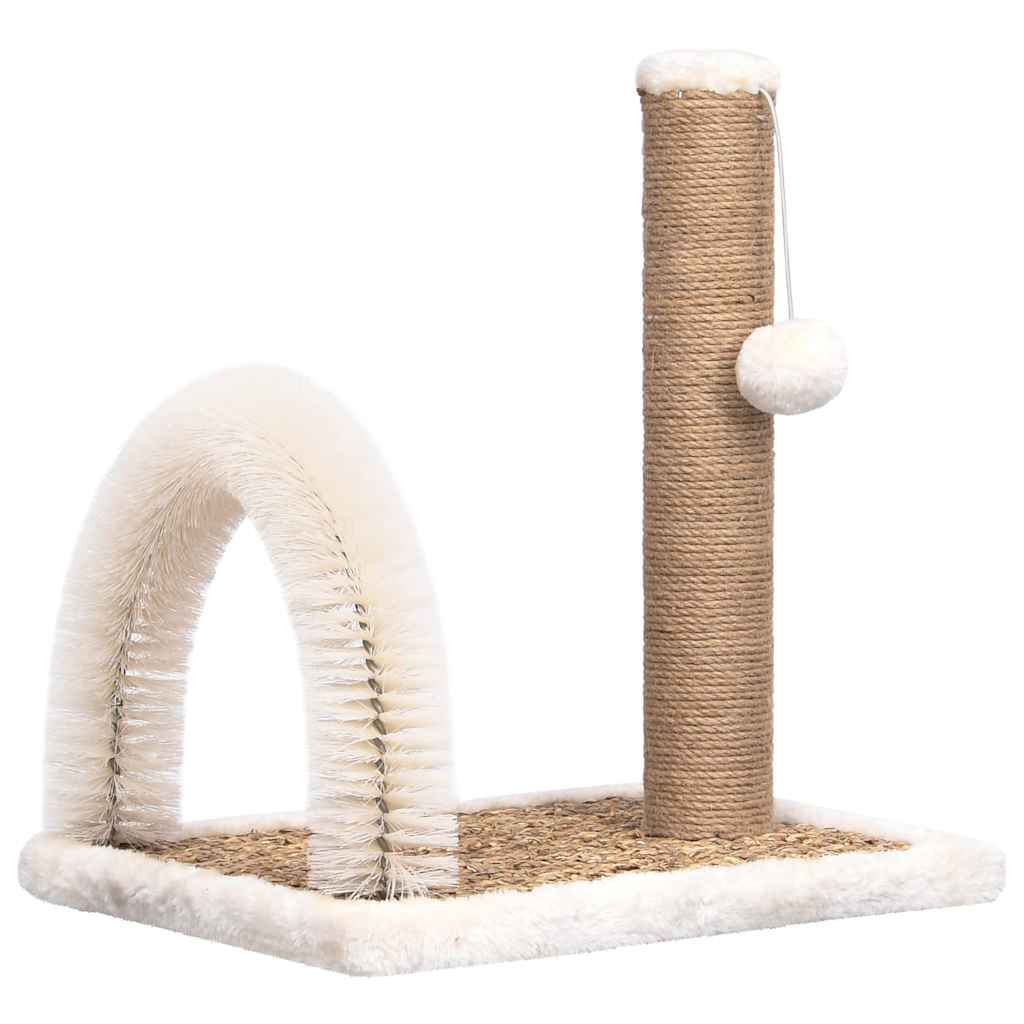 Vidaxl Cat Scratching Post med børstebue og skrabe stolpe