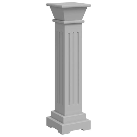 Vidaxl Plant Standard Classic Column Square 17x17x66 cm MDF Gray