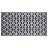 Vidaxl uden for tæppet Arakil 80x150 cm pp sort