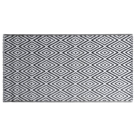 Vidaxl uden for tæppet Arakil 160x230 cm pp hvid og sort