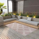Vidaxl uden for tæppet Arakil 160x230 cm pp brun