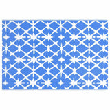 Vidaxl uden for tæppet Arakil 120x180 cm pp blå og hvid