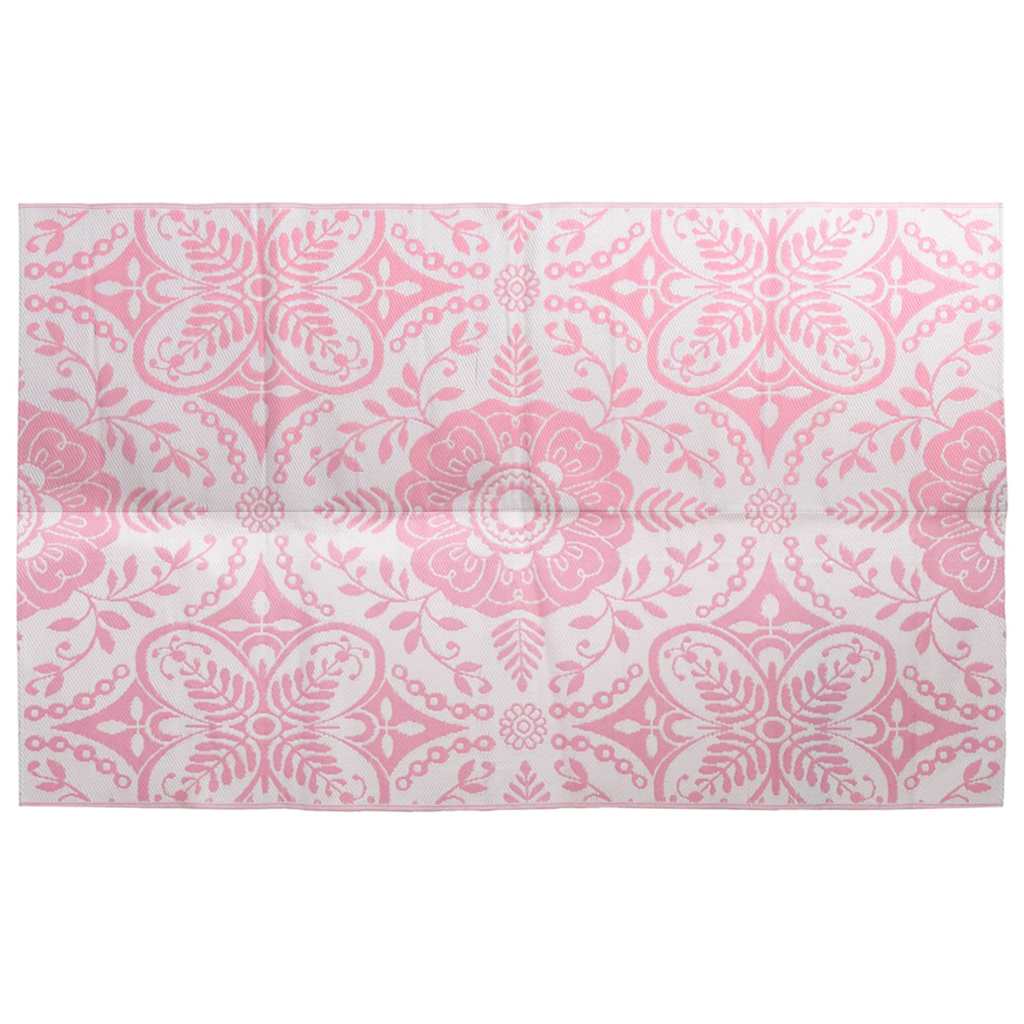 Vidaxl uden for tæppet Aakil 160x230 cm pp lyserød