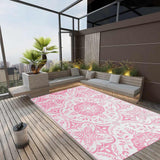 Vidaxl uden for tæppet Aakil 160x230 cm pp lyserød