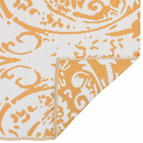 Vidaxl uden for tæppet Arakil 190x290 cm pp orange og hvid