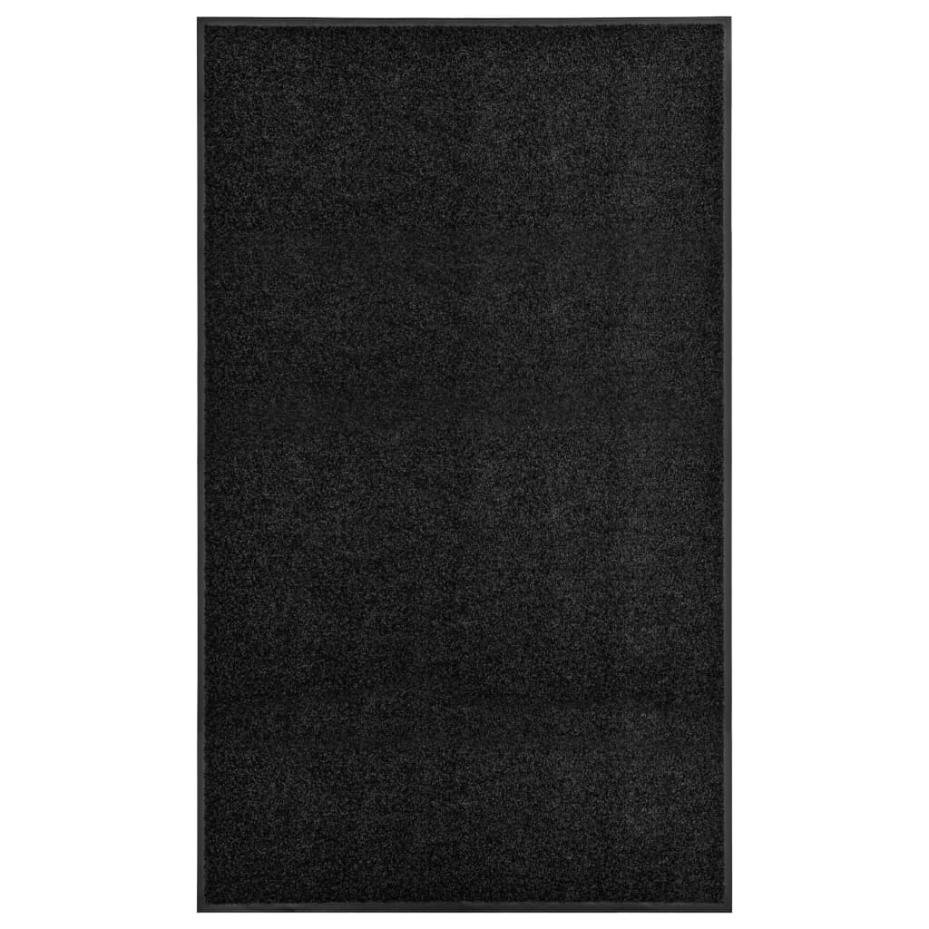 Vidaxx dørmåtte vaskbar 90x150 cm sort