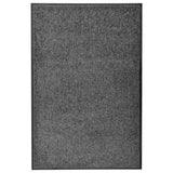 Vidaxl Doormat vaskbar 60x90 cm antracit