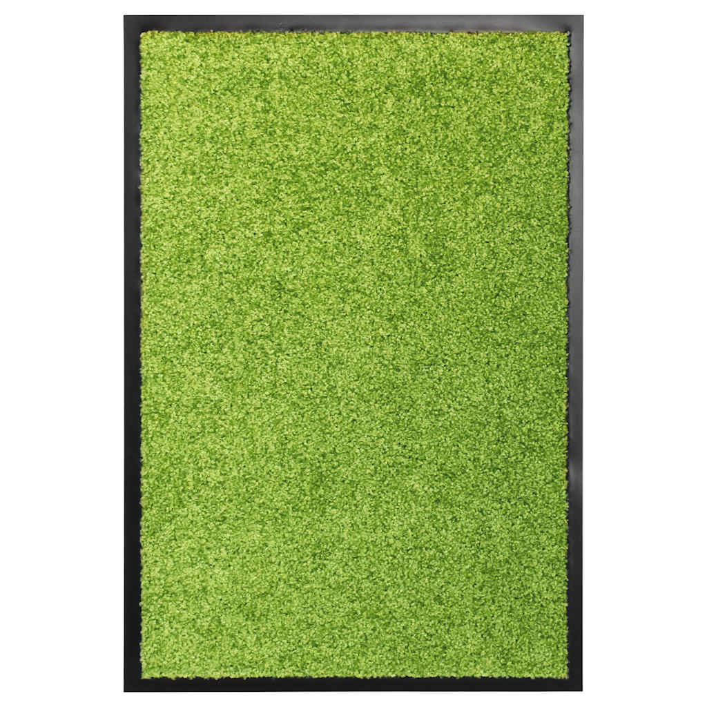 Vidaxl Doormat vaskbar 40x60 cm grøn