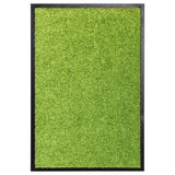 Vidaxl Doormat vaskbar 40x60 cm grøn