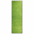 Vidaxl Doormat vaskbar 60x180 cm grøn