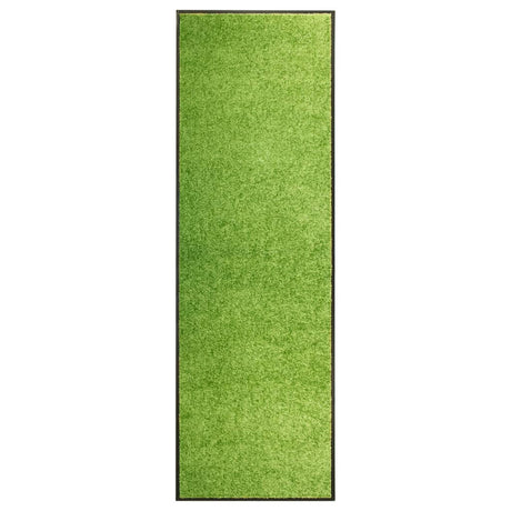 Vidaxl Doormat vaskbar 60x180 cm grøn
