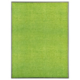Vidaxl Doormat vaskbar 90x120 cm grøn