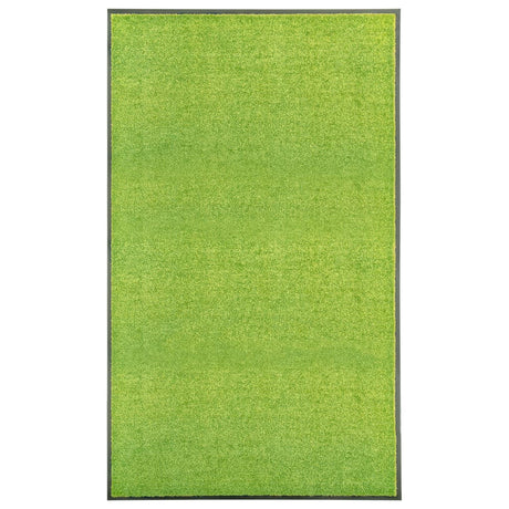 Vidaxx Doormat vaskbar 90x150 cm grøn