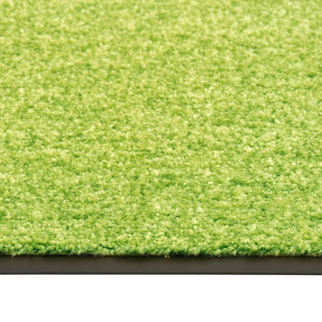 Vidaxx Doormat vaskbar 90x150 cm grøn