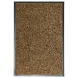 Vidaxl Doormat vaskbar 40x60 cm brun