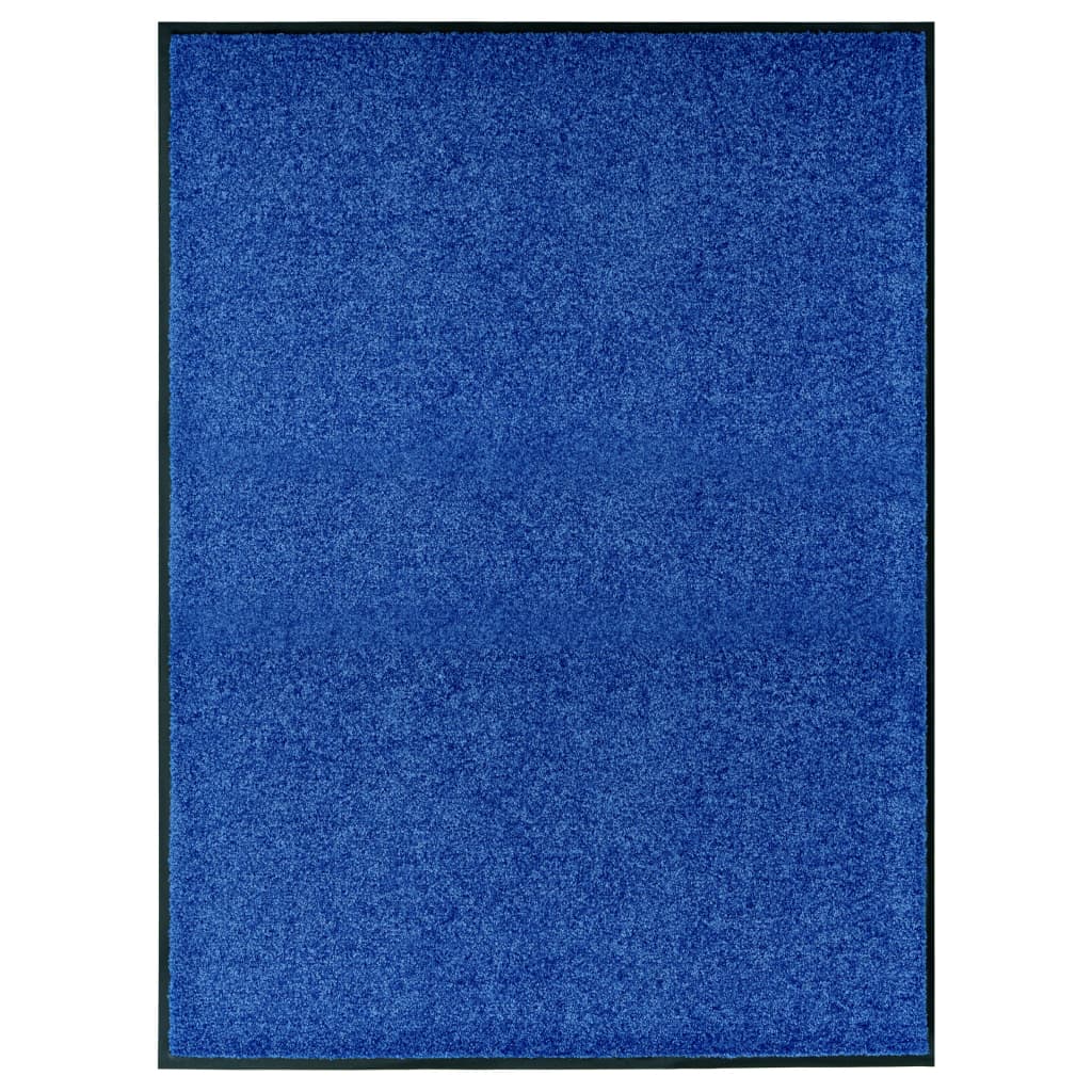 Vidaxx dørmåtte vaskbar 90x120 cm blå