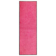 Vidaxl Doormat vaskbar 60x180 cm lyserød