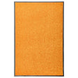 Vidaxl Doormat vaskbar 60x90 cm orange