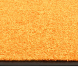 Vidaxl Doormat vaskbar 60x90 cm orange