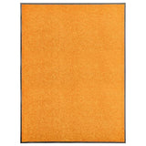 Vidaxl Doormat vaskbar 90x120 cm orange