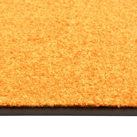 Vidaxl Doormat vaskbar 90x120 cm orange
