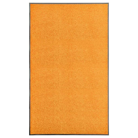 Vidaxl Doormat vaskbar 90x150 cm orange