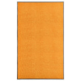 Vidaxl Doormat vaskbar 90x150 cm orange