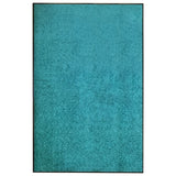 Vidaxl Doormat vaskbar 120x180 cm cyan
