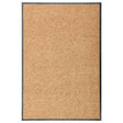 Vidaxx Doormat vaskbar 60x90 cm creme