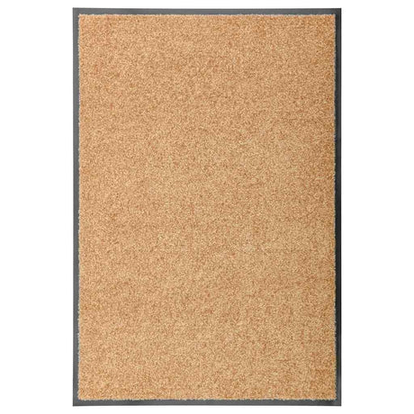 Vidaxx Doormat vaskbar 60x90 cm creme
