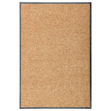 Vidaxx Doormat vaskbar 60x90 cm creme