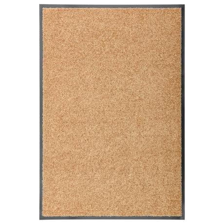 Vidaxx Doormat vaskbar 60x90 cm creme