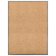 Vidaxl Doormat vaskbar 90x120 cm creme