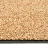 Vidaxl Doormat vaskbar 90x150 cm creme