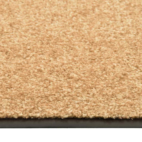 Vidaxl Doormat vaskbar 90x150 cm creme