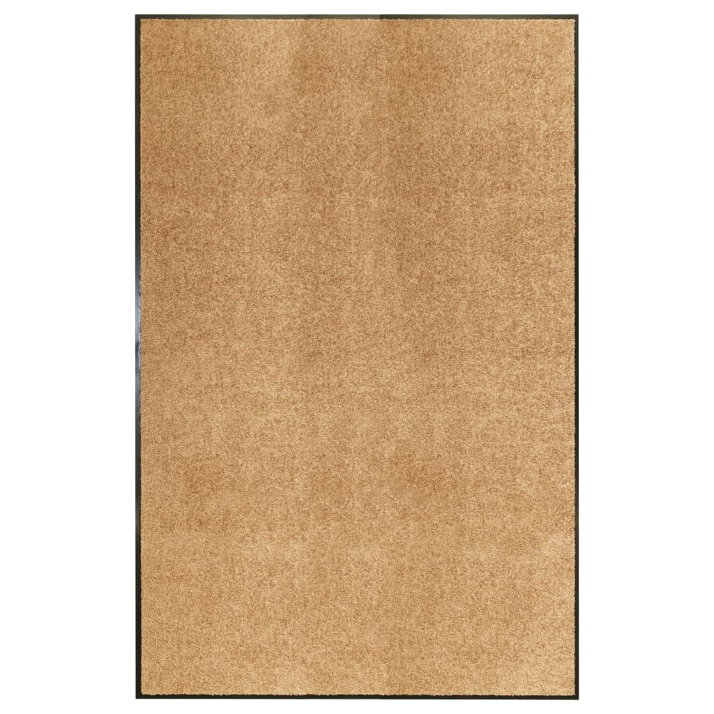 Vidaxx Doormat vaskbar 120x180 cm creme