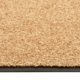 Vidaxx Doormat vaskbar 120x180 cm creme