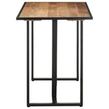 Vidaxl eettafel 120 cm ruw mangohout
