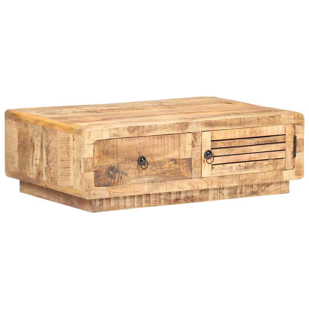 Vidaxl salontafel 90x60x29 cm ruw mangohout