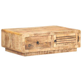 Vidaxl salontafel 90x60x29 cm ruw mangohout
