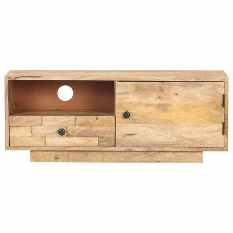 Vidaxl tv-meubel 90x30x35 cm massief mangohout