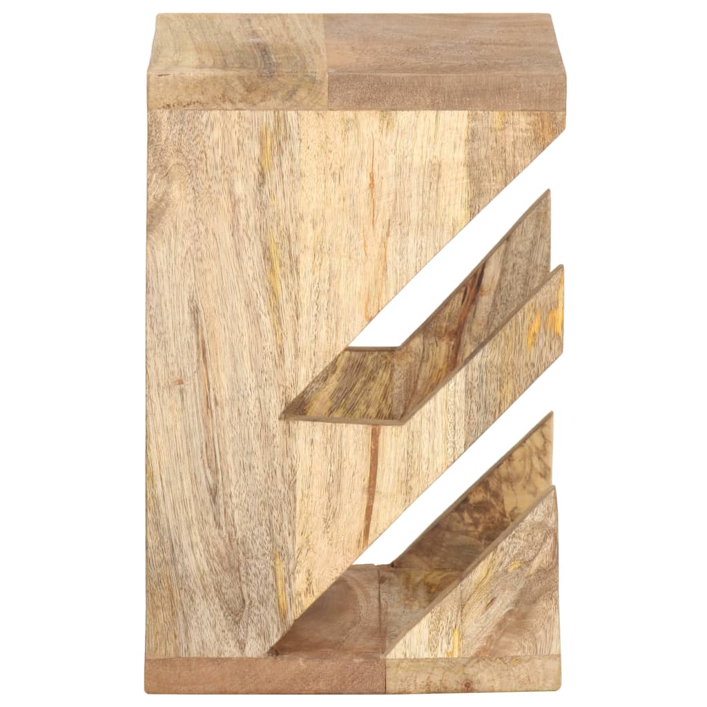 Vidaxx væg skateboard holder 25x20x30 cm massivt mangotræ