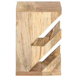 Vidaxx væg skateboard holder 25x20x30 cm massivt mangotræ