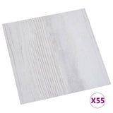Vidaxl Floorboards Selvlavt 55 ST 5.11 m² PVC Light Gray