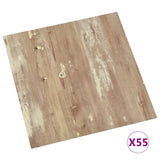 Vidaxl Floorboards Selvlavt 55 ST 5.11 m² PVC Brown